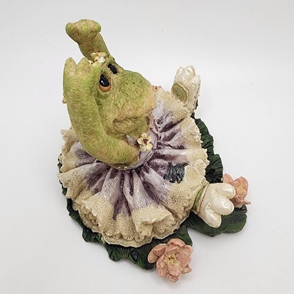 Vintage 1999 Boyds Bears "TuTu C. Rabbit...Frog Lake" Figurine with Box - Picture 6 of 13